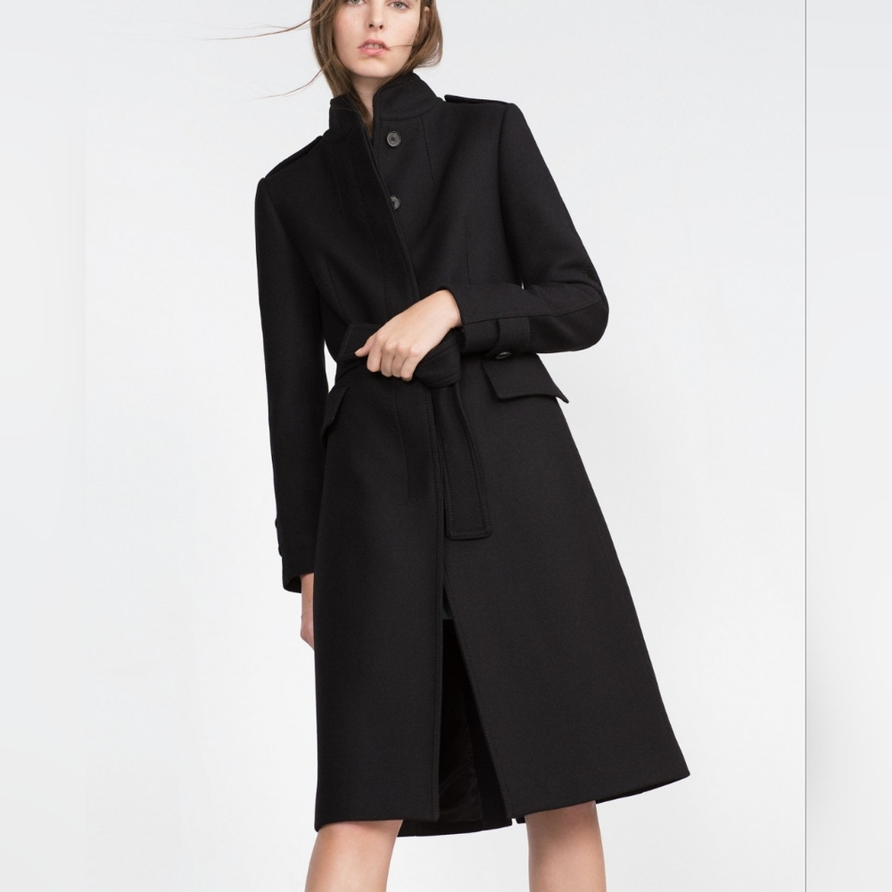 Zara High Collar Coat